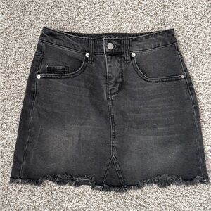 Wild Fable - Black/Charcoal Denim Skirt